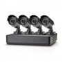 Kit vigilancia CCTV mini Conceptronic profesional 4 canales C4CCTVKITM1TB grabador con disco duro We