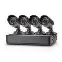 Kit vigilancia CCTV mini Conceptronic profesional 4 canales C4CCTVKITM1TB grabador con disco duro We