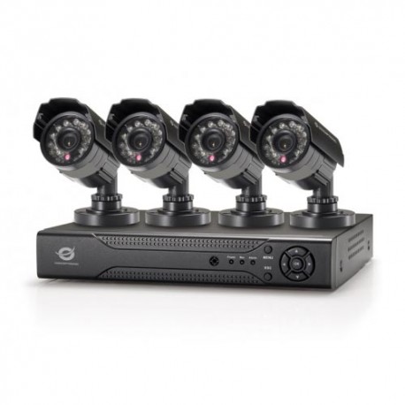 Kit vigilancia CCTV profesional Conceptronic profesional 8 canales C8CCTVKITP2TB grabador con disco