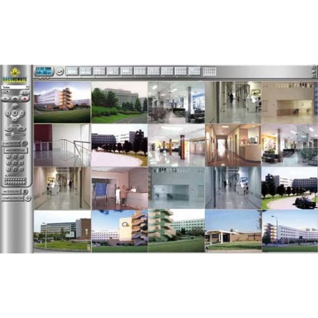 Software IP Panasonic de 9 camaras sobre 9