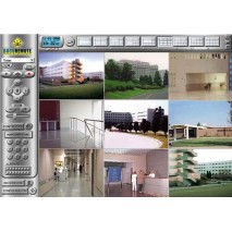Software IP Panasonic de 4 camaras sobre 4