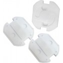 Pack con 3 protectores de enchufe Staüwer tipo schuko blanco