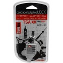 Blister candado combinacion 3 digitos con TSA lock colores varios
