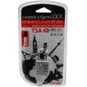 Blister candado combinacion 3 digitos con TSA lock colores varios