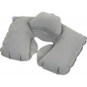 Blister almohadilla hinchable de viaje con refuerzo cuello color gris