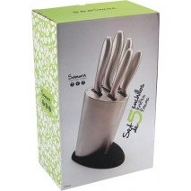 Set cuchillos 5 Pcs Samura con soporte inox SMK54