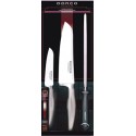 Set de cuchillos profesionales Dorco de alto rendimiento, compuesto por un cuchillo chef + un cuchil