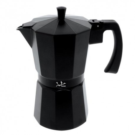 Cafetera italiana  induccion Jata 6 tazas negra