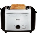 Tostador Ufesa 2 ranuras inox 1050w
