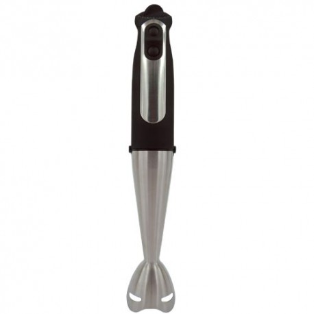 Batidora Norwei 700 W pie acero inoxidable negra velocidad regulable y boton turbo+ acc picador de 5