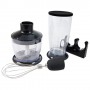 Batidora Norwei 700 W pie acero inoxidable negra velocidad regulable y boton turbo+ acc picador de 5