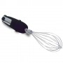 Batidora Norwei 700 W pie acero inoxidable negra velocidad regulable y boton turbo+ acc picador de 5
