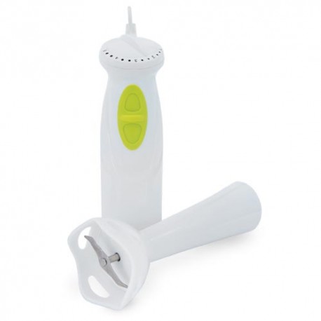 Batidora Norwei 400 W pie de plastico control de velocidad variable color blanco