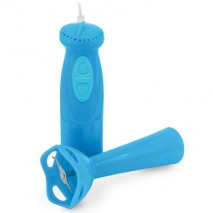 Batidora Norwei 400 W con pie de plastico, control de velocidad variable, color azul,