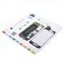 Tapete magnetico con esquema de Iphone 5 para tornillos y piezas pequeñas,