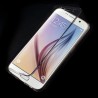 Funda tpu tipo libro Samsung Galaxy S6  G920 gris transparente