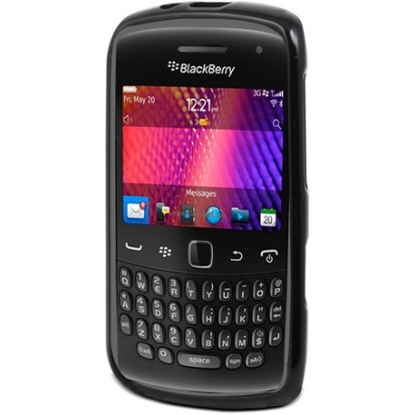 Funda trasera minigel negra Blackberry 9360