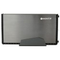 Caja disco duro 3,5" Woxter Sata I-CASE 337 titanio USB IDE/SATA WX337
