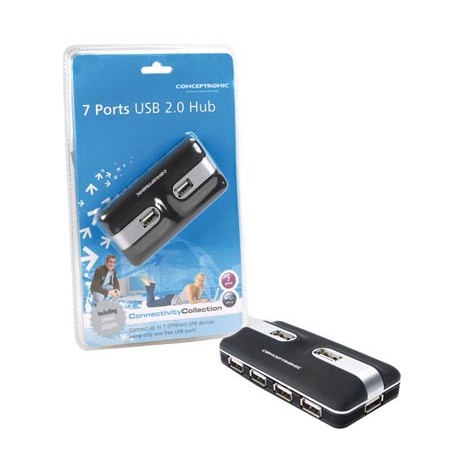 HUB conceptronic 7 puertos c7USB2 USB 2,0