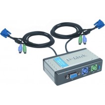 DKVM-2K D-LINKconmutador KVM 2VGA/2PS2/2P