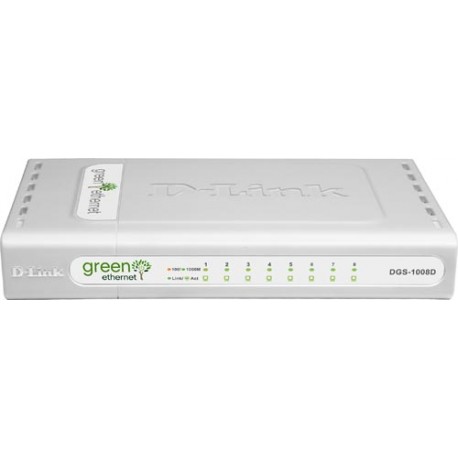 Dgs-1008d D-Link switch 8p 10/100/1000