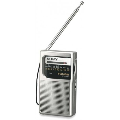 Radio portatil Sony silver ICFS10MK2S