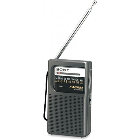 Radio portatil Sony negra ICFS10MK2B