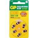 Blister 6 pilas audio GP  ZA010-B6  equivale a 10 AE