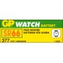 Caja de 10 pilas reloj SR 66, GP 377, SR626SW, oxido de plata ( 6,80 d, x 2,60 alt,) 1,5 v, 25 mAh,