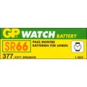 Caja de 10 pilas reloj SR 66, GP 377, SR626SW, oxido de plata ( 6,80 d, x 2,60 alt,) 1,5 v, 25 mAh,