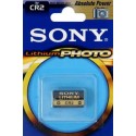 Blister 1 pila Sony CR2 especial foto Litio CR-2 (15,60 d, x 27 alt,) 3 v,