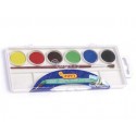 ACUARELA JOVI 6 COLORES ESTUCHE DE PLASTICO