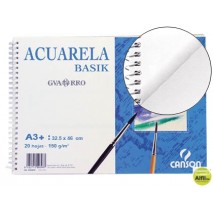 BLOC DIBUJO BASIK DIN-A3 32.5X46 CM -DE 20 HOJAS DE 150 GRAMOS