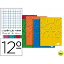 BLOC ESPIRAL LIDERPAPEL WRITE BOLSILLO DOCEAVO NATURAL 80 H CUADRO