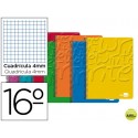 BLOC ESPIRAL LIDERPAPEL WRITE BOLSILLO DIECISEISAVO NATURAL 80 H CUADRO