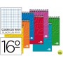 BLOC ESPIRAL LIDERPAPEL WRITE BOLSILLO DIECISEISAVO APAISADO80 H CUADRO