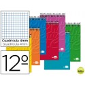 BLOC ESPIRAL LIDERPAPEL WRITE BOLSILLO DOCEAVO APAISADO 80 H CUADRO
