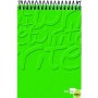 BLOC ESPIRAL LIDERPAPEL WRITE BOLSILLO DOCEAVO APAISADO 80 H CUADRO