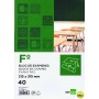 BLOC EXAMENES LIDERPAPEL FOLIO40 H CUADRO