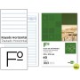 BLOC EXAMENES LIDERPAPEL FOLIO40 H 1 RAYA -HORIZONTAL