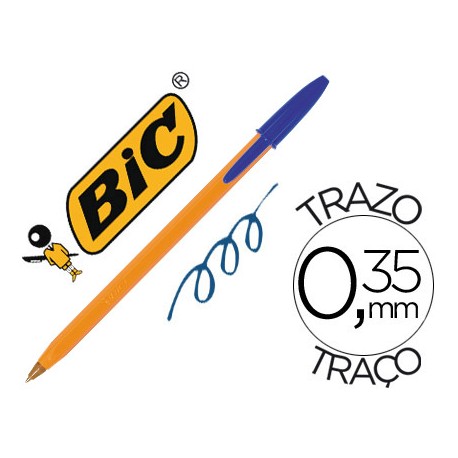 BOLIGRAFO BIC NARANJA AZUL