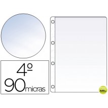 FUNDA CUATRO TALADROS CUARTO NATURAL 90 MICRAS