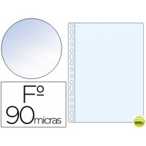 FUNDA MULTITALADRO FOLIO REFORZADA P.V.C. 90 MC CRISTAL