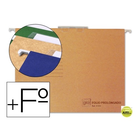 CARPETA COLGANTE GIO FOLIO PROLONGADO 43200 -TAMAÑO 240X375 MM