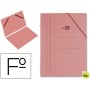 CARPETA GOMAS LIDERPAPEL FOLIO SENCILLA CARTON COMPACTO CUERO