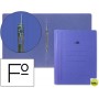 CARPETA LIDERPAPEL GUSANILLO CARTON AZUL FOLIO