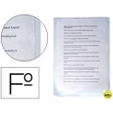 CARPETA DOSSIER UÑERO PLASTICOSARO FOLIO TRANSPARENTE