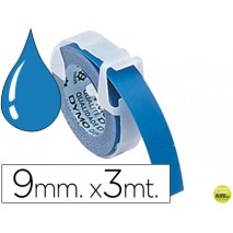 CINTA DYMO 9MM X 3MT AZUL -TRADICIONAL