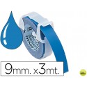 CINTA DYMO 9MM X 3MT AZUL -TRADICIONAL