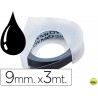 CINTA DYMO 9MM X 3MT NEGRA -TRADICIONAL